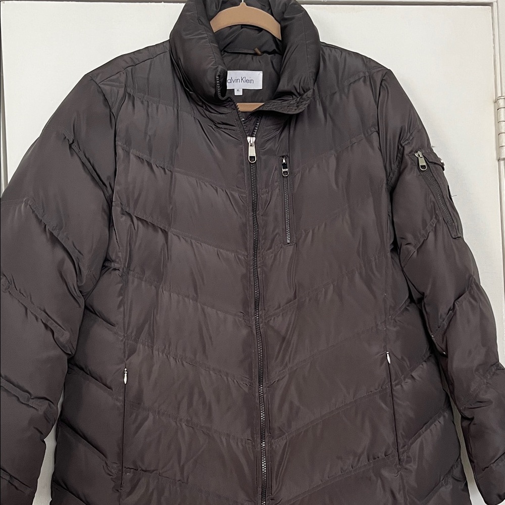 Calvin Klein Charcoal Puffer Jacket